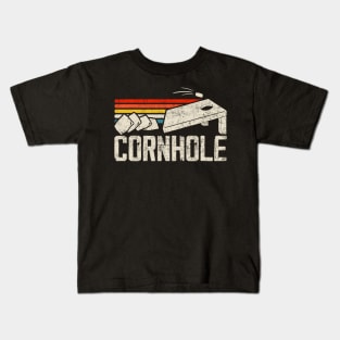 Cornhole Player Vintage Kids T-Shirt